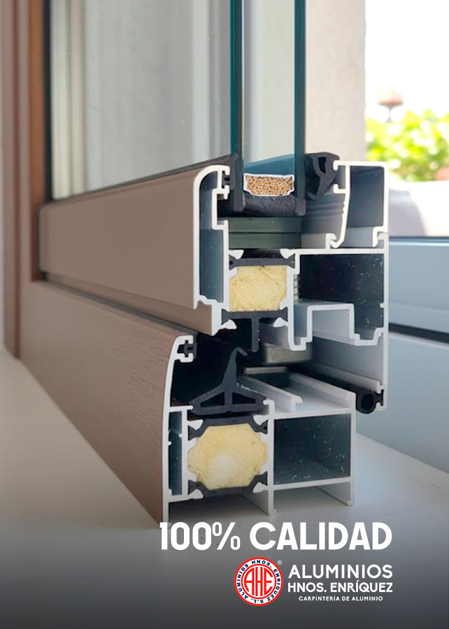 Perfil de ventana de aluminio